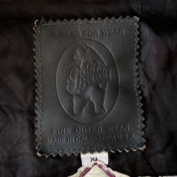 Golden Bear Varsity Bomber Jacket,‎ Pacific Coast Cutting Association, Sz XL - Picture 6 of 15